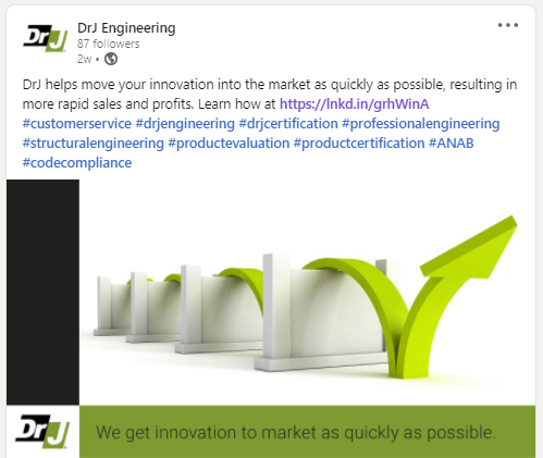 DrJ Engineering LinkedIn Post